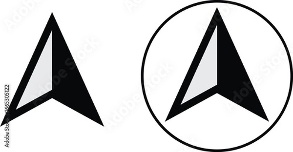 Obraz Navigation arrow icon vector eps10.