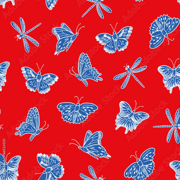 Obraz abstract seamless pattern with colorful spots	
