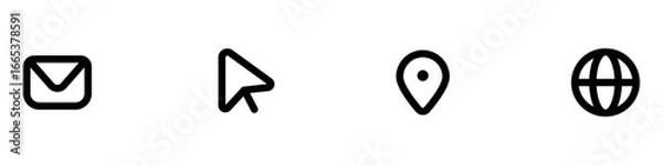 Obraz the cursor and more internet element pack