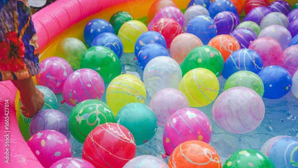 Obraz ヨーヨー釣り