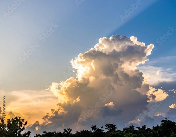 Fototapeta Dramatic sunset cloudscape