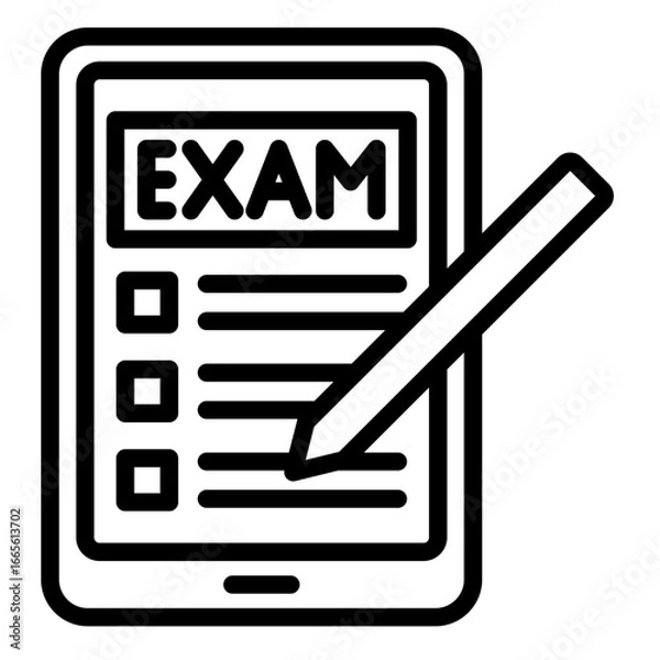 Obraz Exam  Icon Element For Design