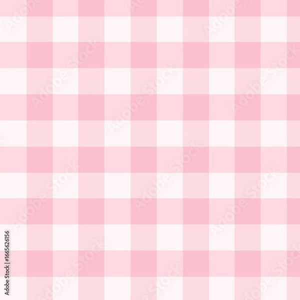 Fototapeta red and white checkered pattern