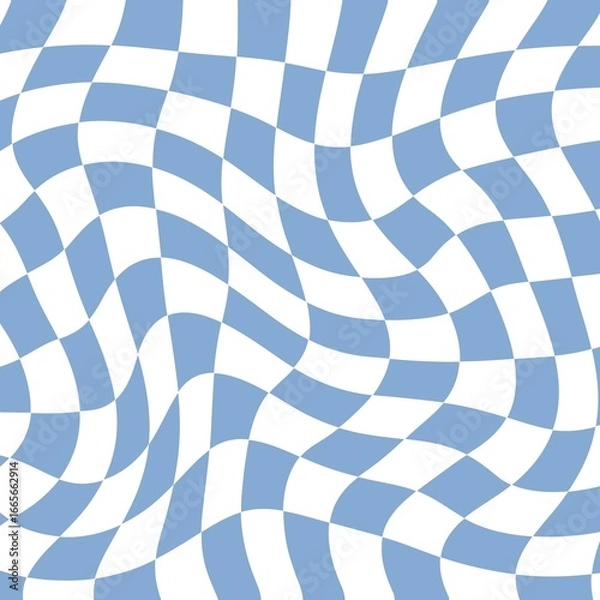 Fototapeta blue and white chevron pattern