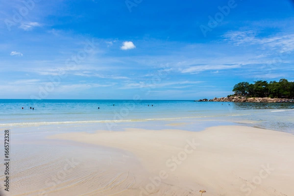 Obraz Chaweng Beach in Samui Island : チャウエンビーチ・サムイ島・美しい・ビーチ