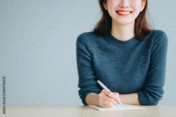 Fototapeta ai enhances experience of maintaining gratitude journal fostering mindfulness and reflection
