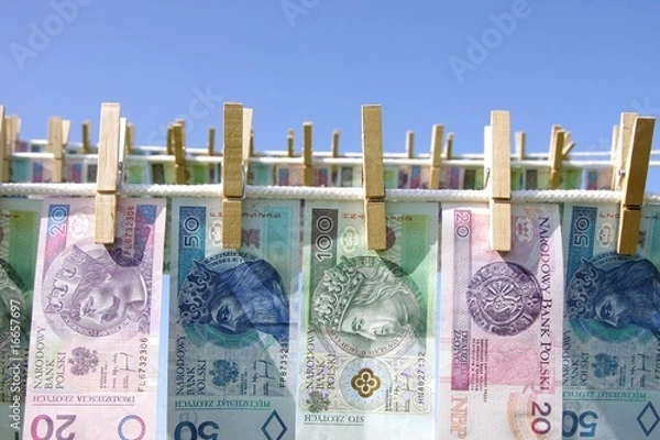 Obraz Laundry money