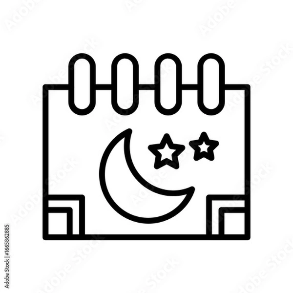 Obraz Islamic calendar