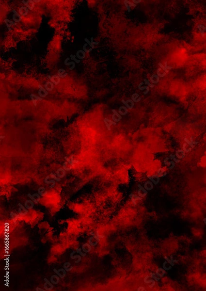 Obraz 真っ黒と真っ赤の不気味で怖い背景画像