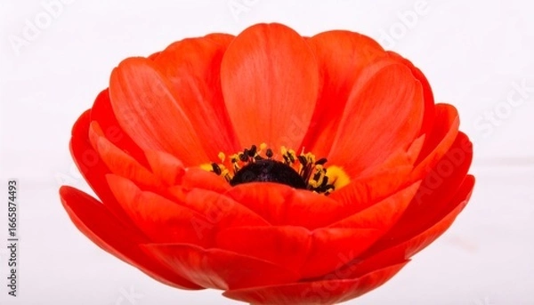 Obraz Vibrant Orange Poppy Macro Shot.