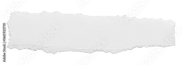 Fototapeta ripped element set of torn paper edges isolated with clipping path on background. torn paper texture, ripped of paper designs and jagged paper edges create a raw, artistic look