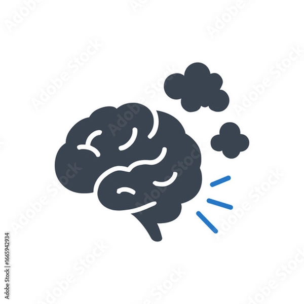 Obraz Brain Fog Icon