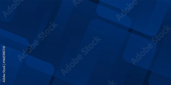 Fototapeta Abstract blue background. Geometric triangle background. Hexagon pattern. Vector background.