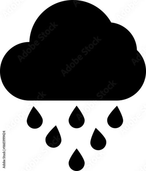 Obraz cloud with rain