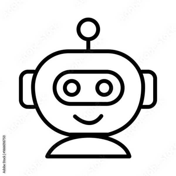 Fototapeta Robotics Technology Icon