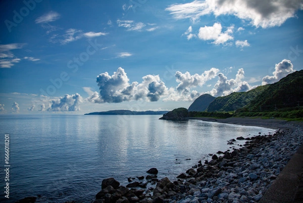 Obraz 奄美大島の夏の海。