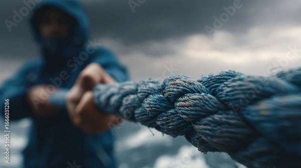 Fototapeta Desire needs willpower to endure, ensuring individuals stay resilient and push forward when obstacles threaten their goals and ambitions.
