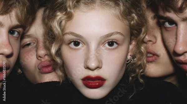 Fototapeta Social influence impacts desire by steering wants through peer expectations and media cues, affecting identity, decision-making, and lifestyle goals.
