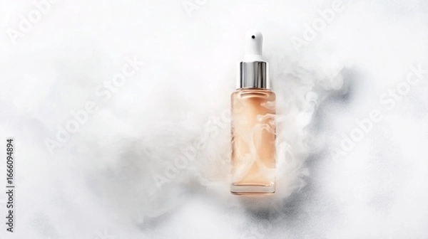 Obraz Makeup Setting Mist for Long-Lasting Makeup - Isolated on White Background