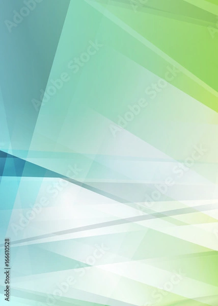 Fototapeta Abstract green background with lighting effect. Cover design template layout for corporate business book, booklet, brochure, flyer, poster. Vector
