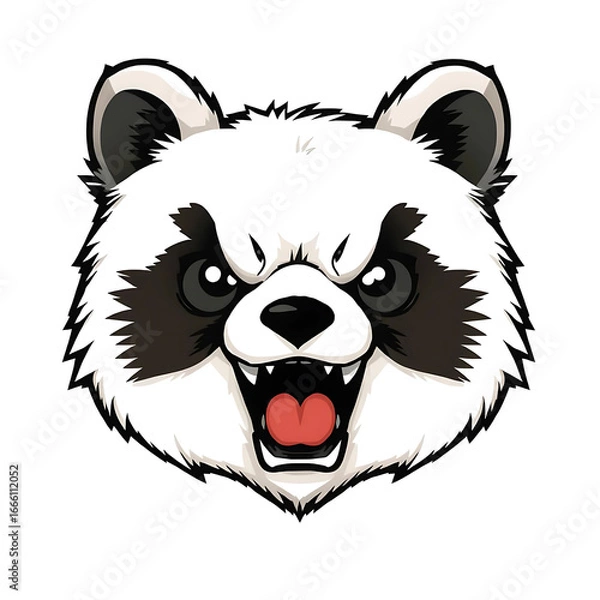 Obraz Adorable Panda Chibi Style