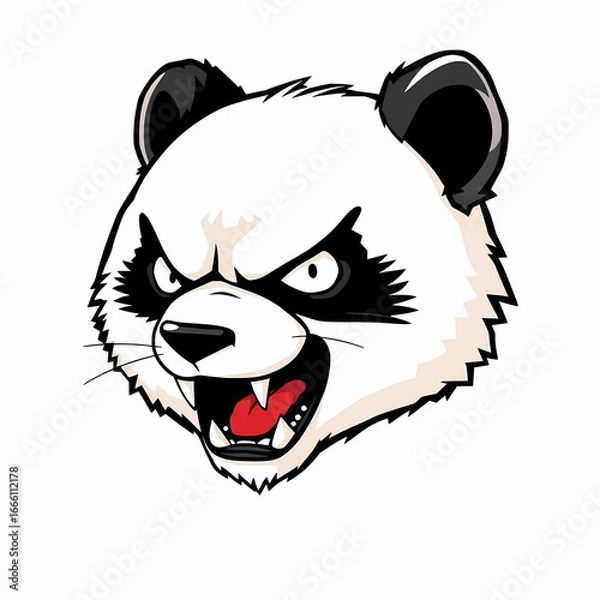 Obraz Adorable Panda Chibi Style
