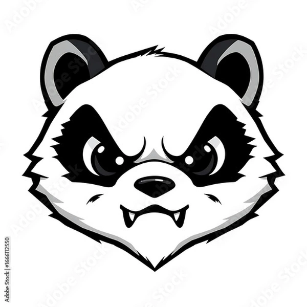 Obraz Adorable Panda Chibi Style