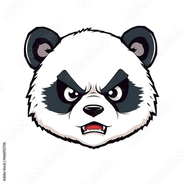Obraz Adorable Panda Chibi Style