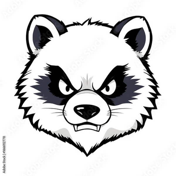 Obraz Adorable Panda Chibi Style