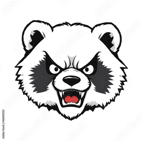 Obraz Adorable Panda Chibi Style