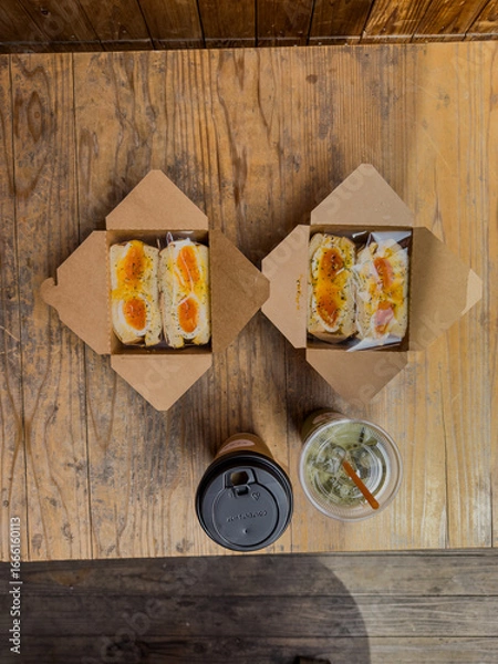 Fototapeta Egg Sandwich