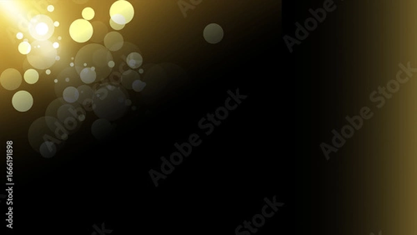 Fototapeta Abstract golden bokeh background for festive celebration and luxury design 85