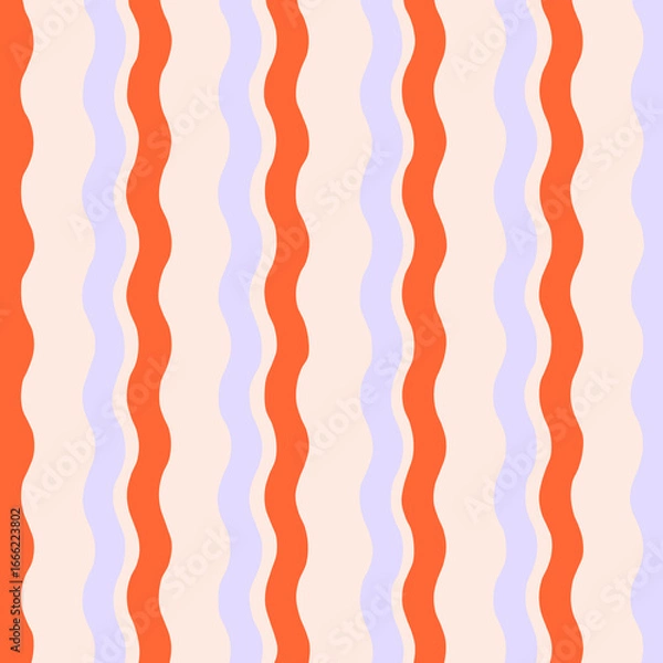 Obraz red and purple ribbons, abstract pattern