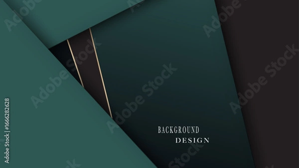 Obraz Emerald design background abstract moderns vector