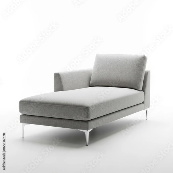 Obraz white sofa isolated on white background