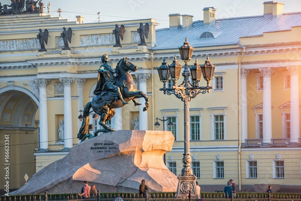Obraz Царь Петр на коне Tsar Peter on horseback