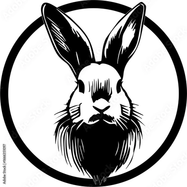 Obraz background ilustration rabbit