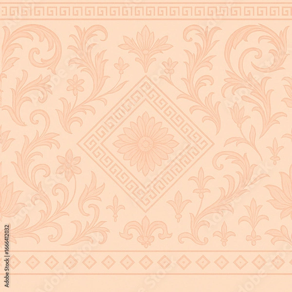 Obraz seamless floral pattern,wall art,Thai design