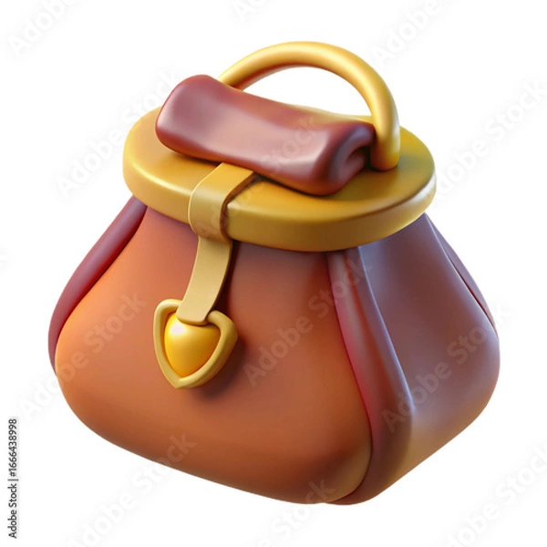 Fototapeta Orange handbag