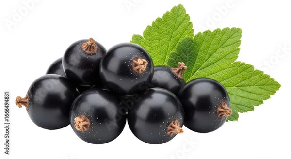 Fototapeta Isolated Blackcurrants