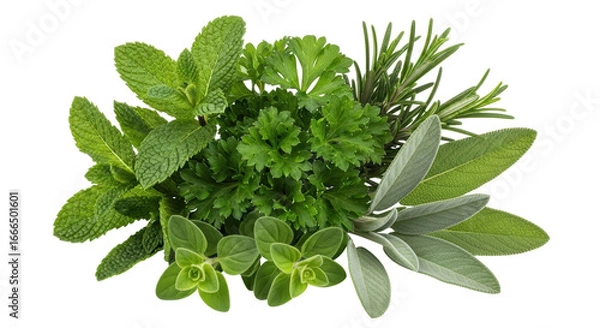 Obraz Isolated Fresh Herbs