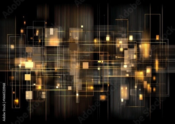 Fototapeta Abstract digital network design (1)