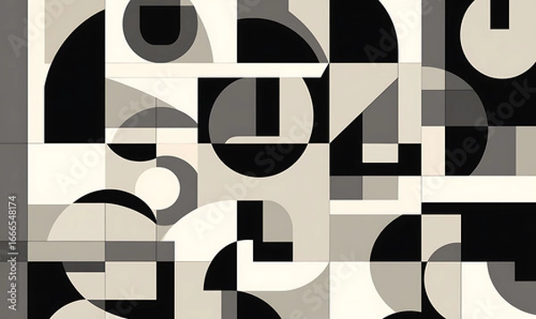 Fototapeta Tile or carpet pattern background with decorative, symmetrical elements. Ideal for wallpaper, textiles, or digital design projects.