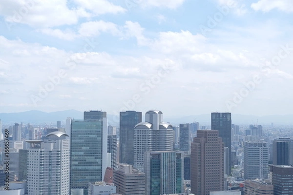 Fototapeta 大阪のビル群