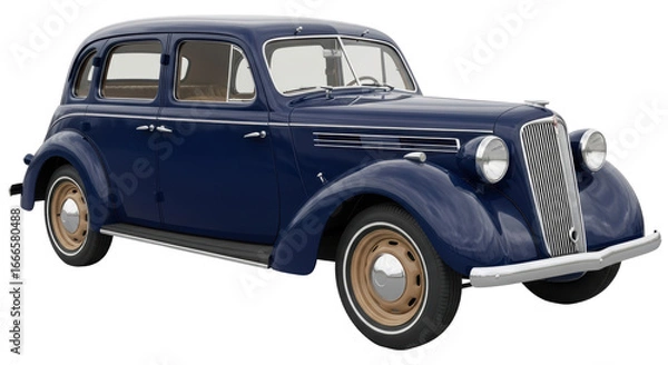 Obraz Isolated Vintage Car