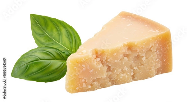 Fototapeta Isolated Parmesan Cheese