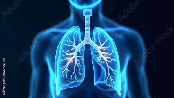 Obraz Holographic Lung Cancer Cell Progression Display