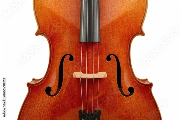 Obraz Large vibrant cello in full color