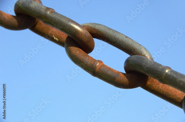 Obraz 錆びた鎖