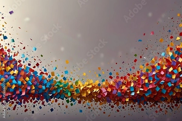 Obraz abstract background with colorful splashes